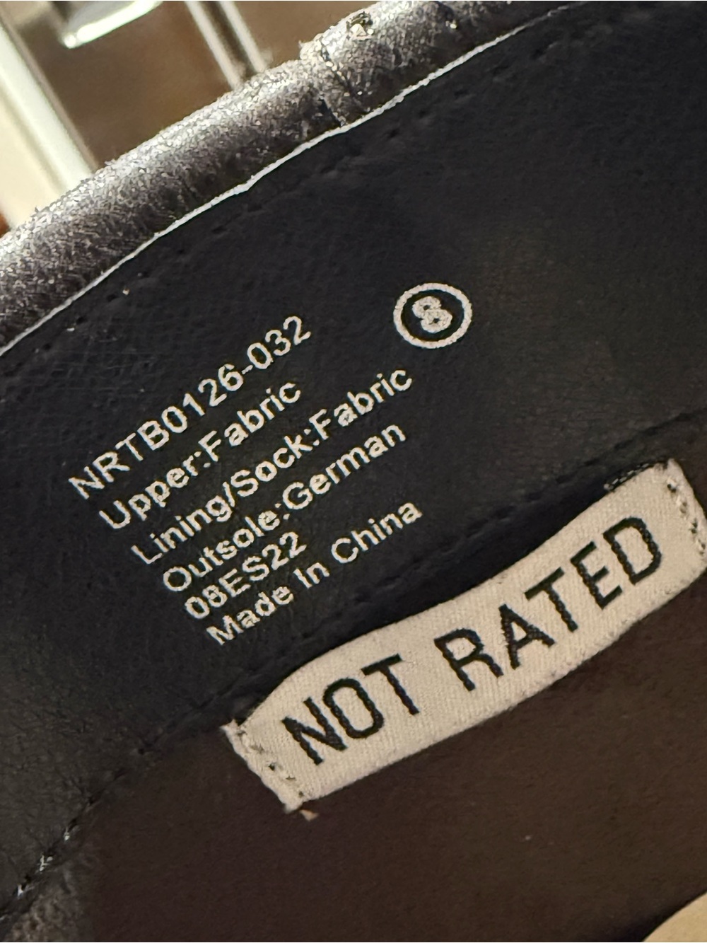 Not Rated “B Dad” Heeled Boots In Charcoal (NWOT) - Picture 11 of 13